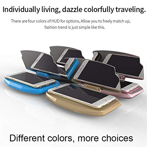 Preisvergleich Produktbild Ocamo HUD Head Up Display Auto, GPS-Navigationsbildreflektorhalterung für Smartphone Blau