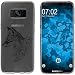 Produktbild PhoneNatic Case für Samsung Galaxy S8 Silikon-Hülle Floral Fuchs M1-1