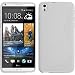 Produktbild PhoneNatic Case für HTC Desire 816 Hülle Silikon weiß S-Style + 2 Schutzfolien