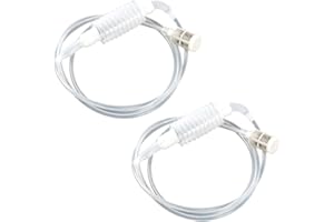 duisoad FUJIE 2Pcs Brew Syphon Tube Home Brew Beer Siphon Filter Soft Tube Wine Making Tool Reusable, 2 Meter