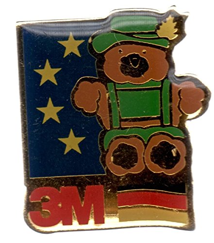 Preisvergleich Produktbild 3M Bärchen - Europa - Deutschland - Flaggenpin - Pin aus Metall