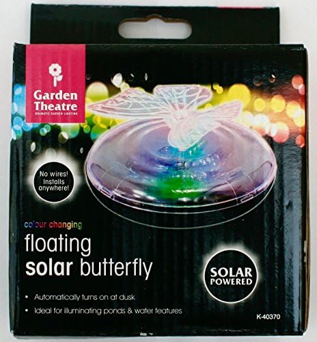 Floating Vibrant Solar Butterfly Lights (colour-changing solar lights for swimming pool / garden / pond / water feature)