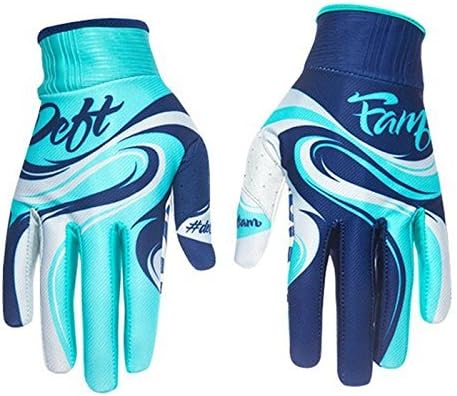 DEFT FAMILY GLOVES - Artisan 2 - Swoop - Teal-Navy - Blue, Turquoise, XXL (12)