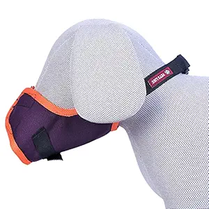 Pets Like Adjustable Dog Muzzle Purple(Size3), (GE-PL8009A3)