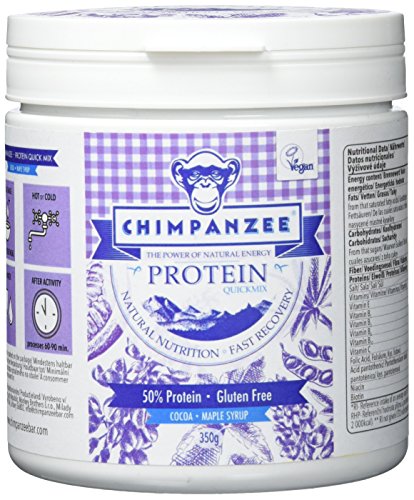 Chimpanzee Quick Mix Shake Protein Beutel Á 350 G Kakao & Ahornsirup (VE 1/Preis Pro Beutel) Ernährung, Violett, Standardgröße