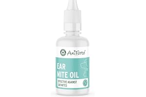 AniForte Ear Mite Drops 20ml for Dogs, Cats, Rodents and Pets: Treatment for Pets and Animals to Kill & Remove Ear Mites, Ear-Drops