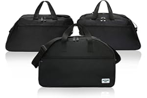 GETMORE Parts Set de 3 Poches, Sacoches, intérieures adapté à 2 Moto valises latérales et 1 Valise (Top Case) de Harley Davidson Electra Glide, Road King, Street Glide, Road Glide - No. 21+22