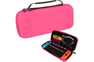 TECHGEAR Nintendo Switch / Switch OLED Hard Protective Carry Travel & Storage Case Cover - for Switch + Joy-Con Controllers + Game Cards + Accessories