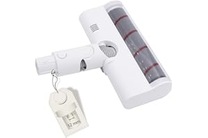 Geoviizon Cepillo de Rodillo Suave de Accesorios Compatible con dreame V9 V9B V9P V10 XR T10 Aspiradora (Nota: Solo Disponible en Versiones con Espacio Entre Pines Eléctricos de 12 mm)