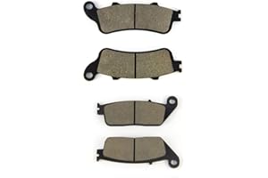 SOMMET Motorrad Bremsbeläge Vorne + Hinten für Honda FJS 600 FCS 600 Silverwing (2001-2009)