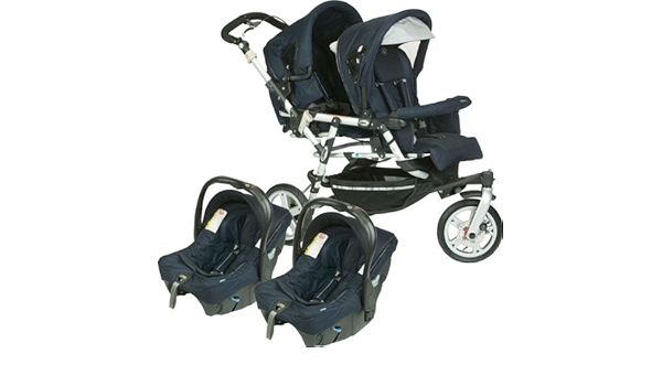 poussette powertwin pro 2 coques strata
