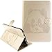 Produktbild Samsung Galalxy Tab S2 8.0(2015) T715 T710 Hülle Leder [Gold] ISENPENK Wallet Magnet,Tiere Muster 3D Panda Samsung Galalxy Tab S2 8.0(2015) T715 T710 Flip Case Tasche Handyhülle Lederhülle 3-in-1 Bookstyle Geldbörse Tasche,Ständer Standfunktion Schutzhülle Tasche Credit Card Slots