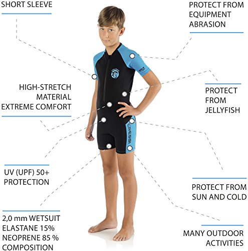 Cressi Little Shark, Kinder Neoprenanzug Schwimmanzug, Premium Neopren 1.5 / 2 mm - 2