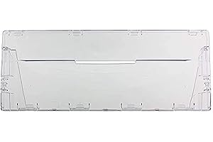 SPARES2GO Kunststoff-Schubladenklappe kompatibel mit Indesit CA55 CAA55 Serie Kühlschrank Gefrierschrank