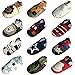 Soft Leather Baby Boy Shoes with Tan Suede Soles by Dotty Fish. - Newborn to 3-4 years