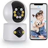 Gecbly Akıllı Kamera, 4MP, Hareket Tespit ve Takibi, 360&deg;, Gece G&ouml;r&uuml;ş&uuml; &Ccedil;ift Y&ouml;nl&uuml; Sesli İletişim, Bulut/Yerel Depolama, Bebek