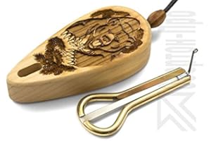 Oberton Pro – = Oso siberiano = – Arpa de boca de Altái con funda protectora de cedro