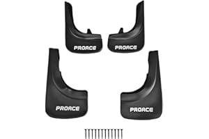 ACPA AUTO Kompatibel mit Toyota Proace 2017-2025 Auto Kotflügel Vorne Hinten Satz 4 Stück Schwarz
