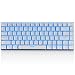 Produktbild Gaming Mechanisch Tastatur Wired Tastatur Schwarz Schalter Hintergrundbeleuchtung Tastatur 82-Tasten Extrem Einfach Design-Weiß by Qisan