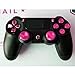 Produktbild Sharplace Controller Aluminium Buttons Ersatzteile Thumbsticks Tasten Für PlayStation 4 PS4 Controller - Rosa