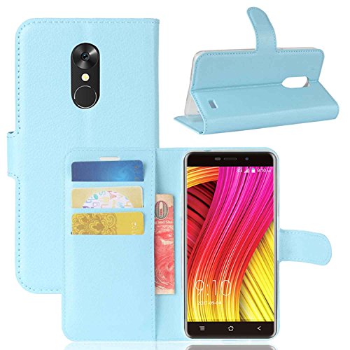 Tasche fÃ¼r Blackview A10 HÃ¼lle, Ycloud PU Kunstleder Ledertasche Flip Cover Wallet Case HandyhÃ¼lle mit Stand Function Credit Card Slots Bookstyle Purse Design blau