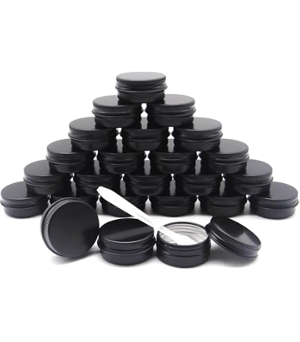 12er-Set Leere Aluminium-Dosen Mit Schraubdeckel – Wiederverwendbare Nachfüllbehälter Für Lippenbalsam, Creme & Co.