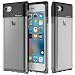 Produktbild iPhone 8/7 Hülle, ROCK Parfüm-Flasche Serie Telefon-Kasten[Ultra dünn][Schlanke Passform][Stoßfest][PC+TPU][Transparent][Drop Schutz] für Apple iPhone 7 - Schwarz