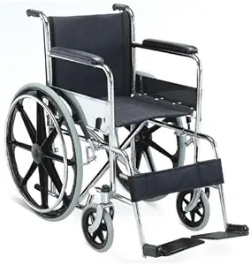 Kashsurg Wheelchair Mag Wheel Regular Foldable with Safety Belt