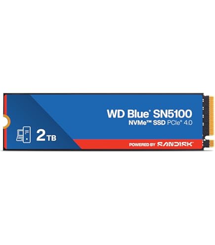 Western Digital 2TB WD Blue SN580 NVMe Internal Solid State Drive