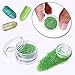 VALUE MAKERS 12 Color Nail and Eyeshadow Glitter Dust Powder Tip-Nail Art Decoration Set-Suitable for Nail,Face,Body,Eyeshadow Makeup