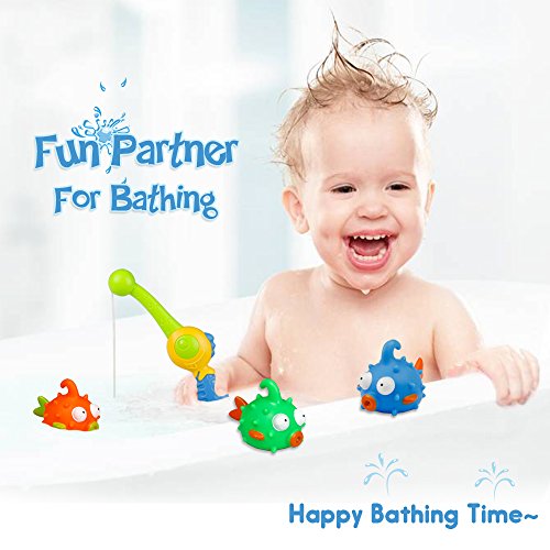 Jouet-de-Bain-Jeu-de-Pche-Poisson-et-Canne--Pche-3-pices-pour-Enfant-Fill-Garcon-3-4-5-6