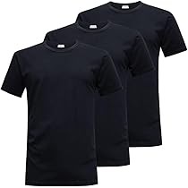 T-Shirt 3er Confezione Uomo Maglia Basic Cotone Manica - Foto 6