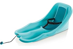 Gizmo Riders Luge pour bébé de 6 mois à 3 ans - Luge pour enfant avec ceinture de sécurité - Luge Bob en plastique de qualité supérieure