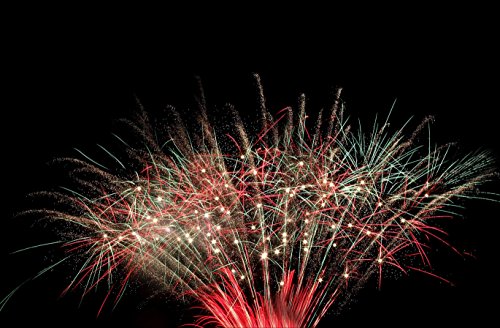 hansepuzzle 59676 Hintergründe - Feuerwerk, 500 Teile in Hochwertiger Kartonbox, Puzzle-Teile in wiederverschliessbarem Beutel.