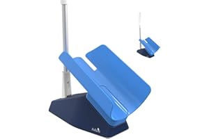 Fullicon Sock Aids for Putting Socks On and Off – Aluminium Sock Aid Device for Elderly Men & Women, Easy Sock Helper Tool, No Bending Sock Putter, Sock Puller Aid for Seniors (Blue)