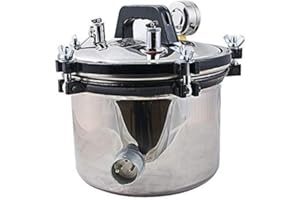 TTAMG Tragbarer Dampf-Autoklav-Sterilisator, 8 l