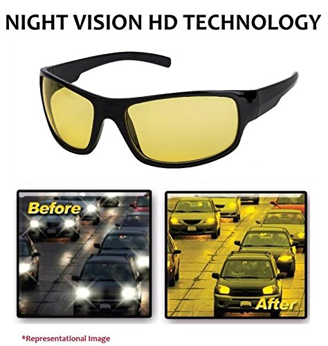 NuVew UV Protected Non-polarized Rectangular Unisex Plastic Sunglass for Driving (NW-RX861-23-YLW543, 70, Yellow) RS.198 (74.00% Off) - Amazon