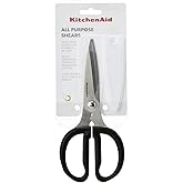 KitchenAid All Purpose Shears, Kitchen Scissor, Durable and Easy to Clean, Onyx Black