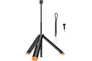 Svbony Selfie Stick 3in1 Wasserdichter, Kompatibel mit GoPro Hero 13, 12, 11, 10, 9, 8, Kompatibel mit DJI Osmo Action 5 Pro 4 3, Kompatibel mit Insta360 Ace Pro 2, Geeignet für Wassersport