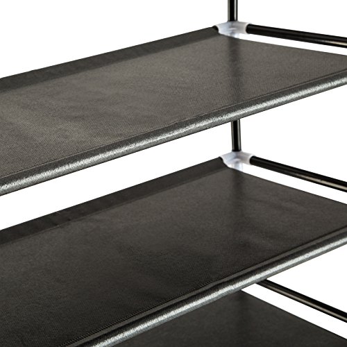 TecTake Schuhregal Schuhablage mit 10 Ebenen 100x176x29,5 cm - 2