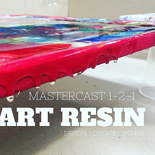 MasterCast 1-2-1 Klares Epoxid-Harz, 285 ml, Tester-Set, UV-stabilisiert, mit Härtungsmittel und gratis Misch-Werkzeug - 2