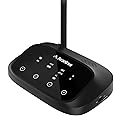 Avantree Oasis Plus Certified aptX HD Bluetooth 5.0 Transmitter Receiver for TV, Soundbar PassThrough, Class 1 Long Range, Vo