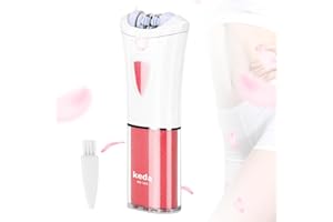 SOLITUZURODE Epilierer Haarentfernung für Frauen - Tragbarer Epilierer - Glamorous Skin Epilierer für das Gesicht - Elektrischer Glide Epilierer mit LED Kaltlicht - Lady Shaver Remover für Bikinizone, Achseln, Arm