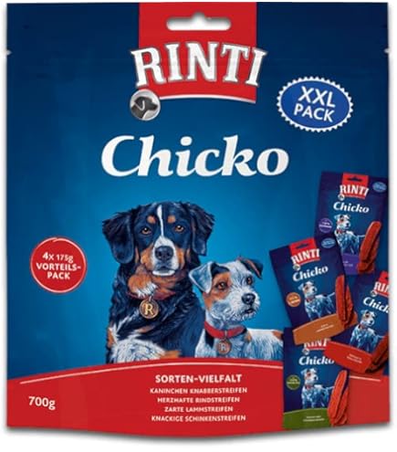 Rinti Chicko Maxi Wildstreifen 250g - Snack Per Cani Con Carne Di Selvaggina, 9 Confezioni - Foto 6