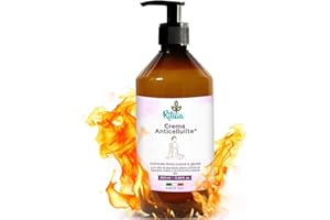 Ritalia® Crema anticelulitica reafirmante grande 500ml ingredientes BIO accion potente intensiva reductora celulitis abdomen reafirmante muslos y gluteos Apto despues radiofrecuencia corporal