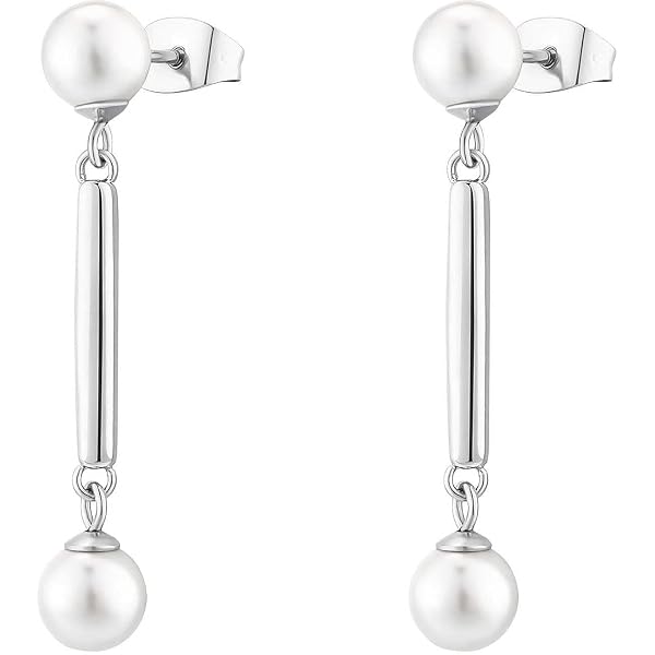 Brosway Bracciale Rigido Donna In Acciaio 316L E Perle Di Conchiglia – Collezione Affinity – Idea Regalo Elegante (BFF164)