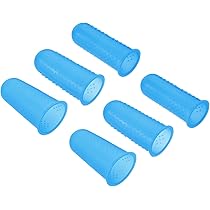 Punte Per Dita In Silicone - 20 Pezzi XS, Antiscivolo, Per Ufficio, Cucito, Conteggio Denaro - Foto 4