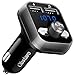 Produktbild FM Transmitter, Obstaro Bluetooth Fm Transmitter, KFZ Auto Radio Adapter Freisprecheinrichtung Car Kit mit Blaue Anzeige , MP3 Player Adapter mit 2 USB Autoladegerät 3.4A für iOS- und Android-Geräte
