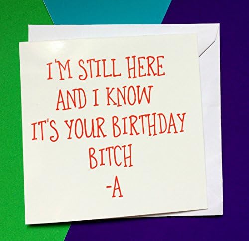 Pretty little liars card, netflix card, 13.5cm square