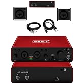 Midex GLX-800RD &Uuml;st Segment Usb St&uuml;dyo Ses Kartı 2 Giriş 2 &Ccedil;ıkış 24bit/192kHz